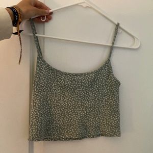 brandy tank top, pale green